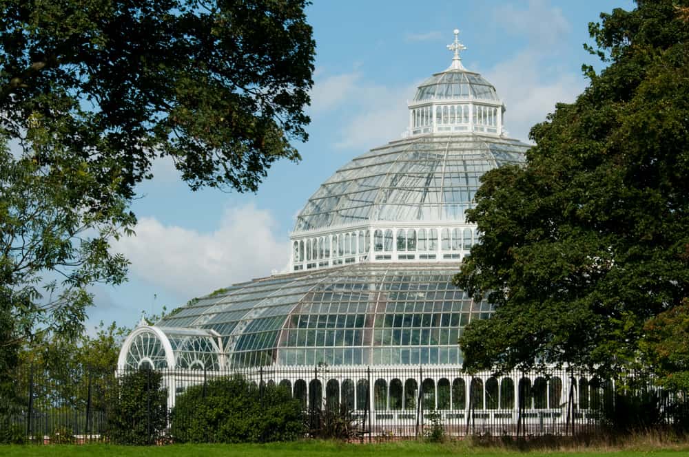 The Palm House in Sefton Park in Liverpool, England.
